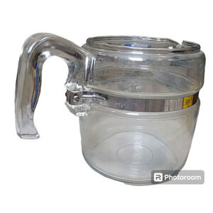 Pyrex Flameware 6 Cup Glass‎ Coffee Pot Percolator 7756-B **Pot Only** Vintage